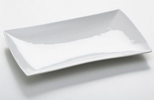 Dinerbord - Avantgarde - Rechthoek curve 32x20 cm (Krat 20 stuks)